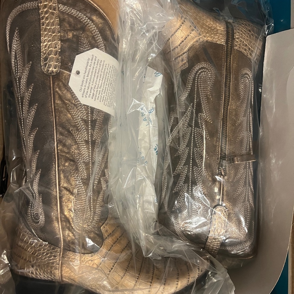 Charred Rose Gold Lane Boots